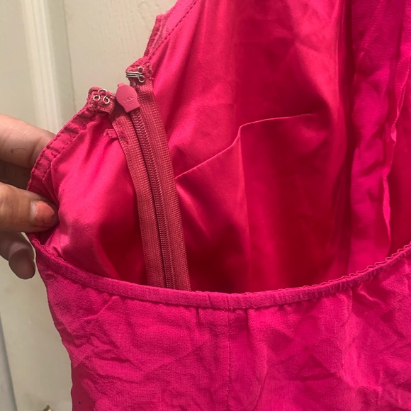 Pink Ruffled Halter shirt - Picture 5 of 9